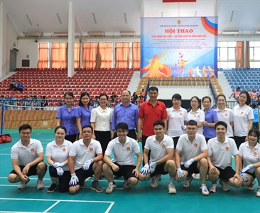 Đoàn vận động viên Công đoàn Viện KSND quận Hà Đông để lại hình ảnh đẹp tại...